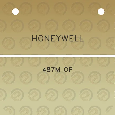 honeywell-487m-op