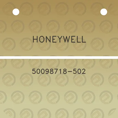 honeywell-50098718-502