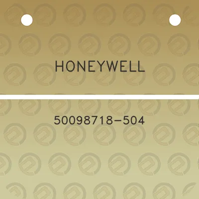 honeywell-50098718-504