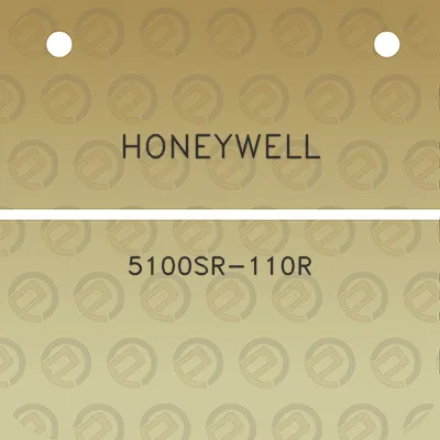 honeywell-5100sr-110r