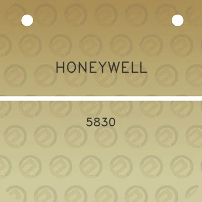 honeywell-5830