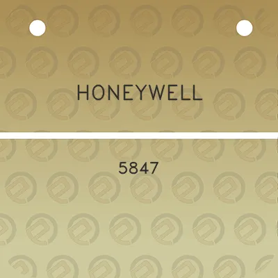 honeywell-5847