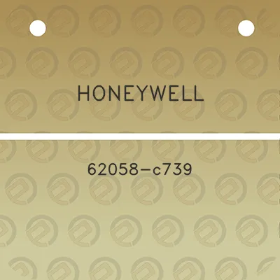 honeywell-62058-c739