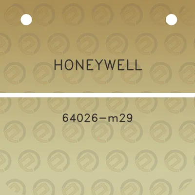 honeywell-64026-m29