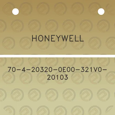 honeywell-70-4-20320-0e00-321v0-20103