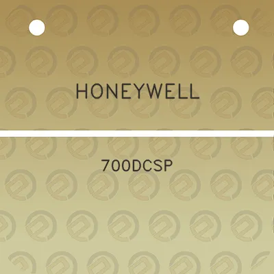 honeywell-700dcsp