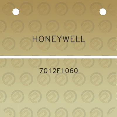 honeywell-7012f1060