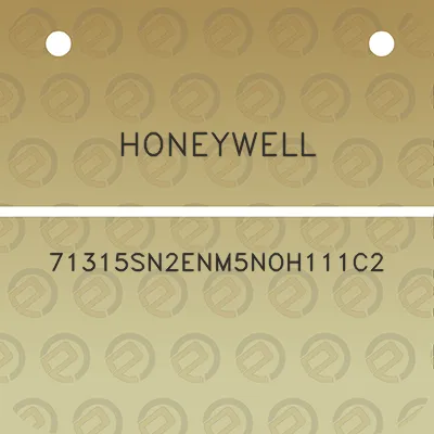 honeywell-71315sn2enm5noh111c2