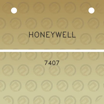 honeywell-7407