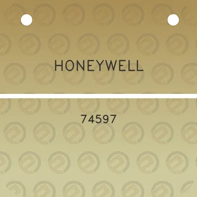 honeywell-74597