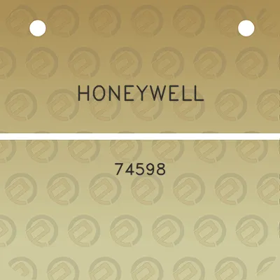 honeywell-74598