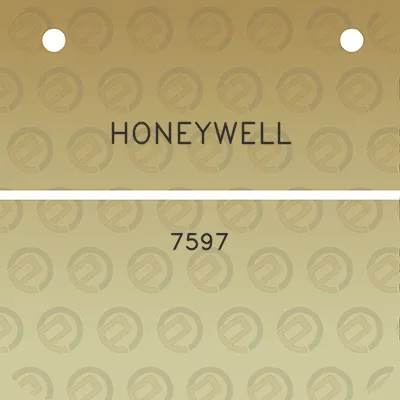 honeywell-7597