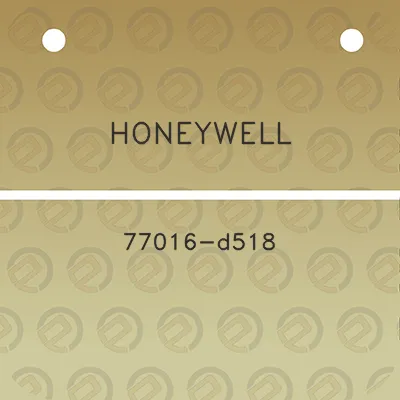 honeywell-77016-d518