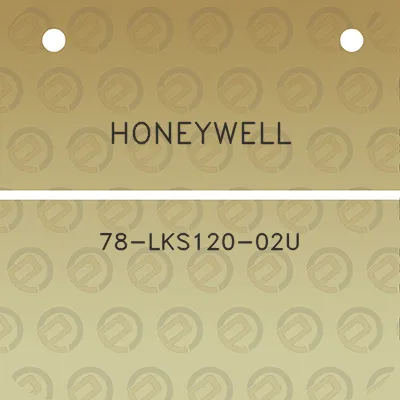 honeywell-78-lks120-02u