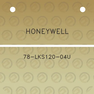 honeywell-78-lks120-04u