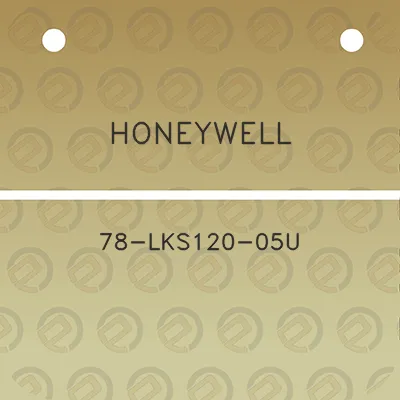 honeywell-78-lks120-05u