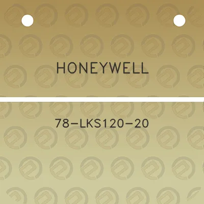 honeywell-78-lks120-20