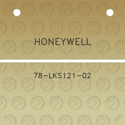 honeywell-78-lks121-02