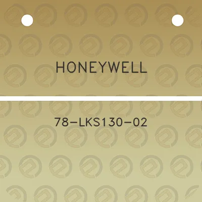 honeywell-78-lks130-02