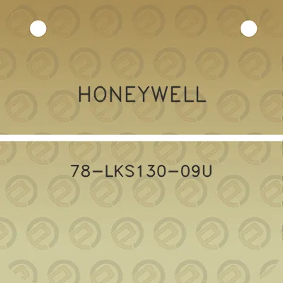 honeywell-78-lks130-09u