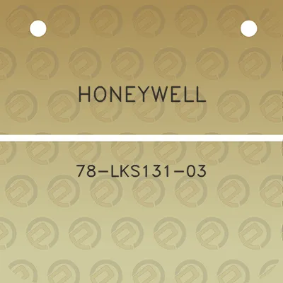 honeywell-78-lks131-03