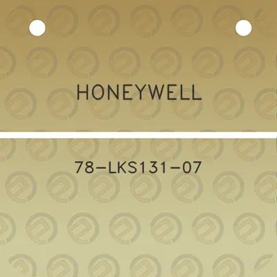 honeywell-78-lks131-07