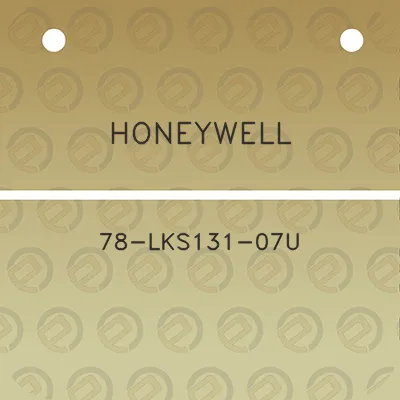 honeywell-78-lks131-07u