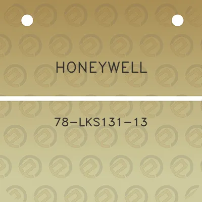 honeywell-78-lks131-13