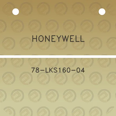 honeywell-78-lks160-04