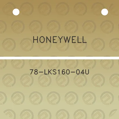 honeywell-78-lks160-04u