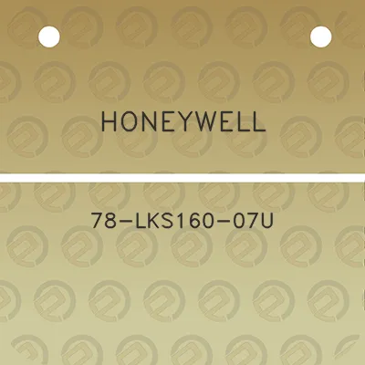 honeywell-78-lks160-07u