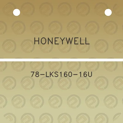 honeywell-78-lks160-16u