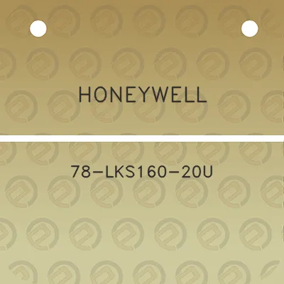 honeywell-78-lks160-20u