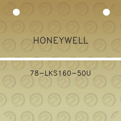 honeywell-78-lks160-50u