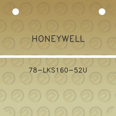 honeywell-78-lks160-52u