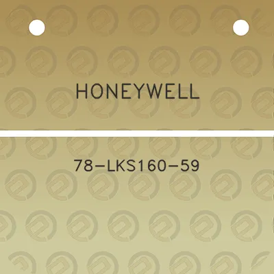 honeywell-78-lks160-59