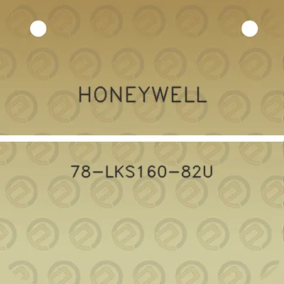 honeywell-78-lks160-82u