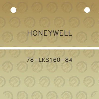 honeywell-78-lks160-84