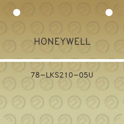 honeywell-78-lks210-05u