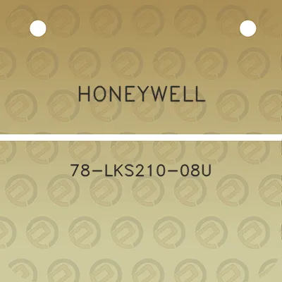 honeywell-78-lks210-08u