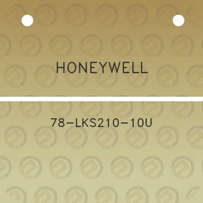 honeywell-78-lks210-10u