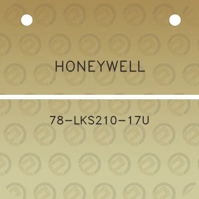 honeywell-78-lks210-17u