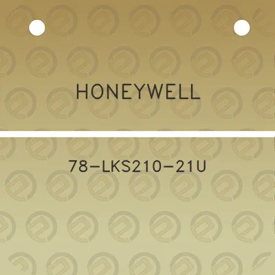 honeywell-78-lks210-21u