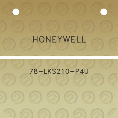 honeywell-78-lks210-p4u