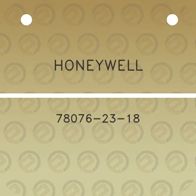 honeywell-78076-23-18