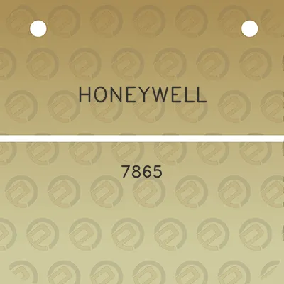 honeywell-7865