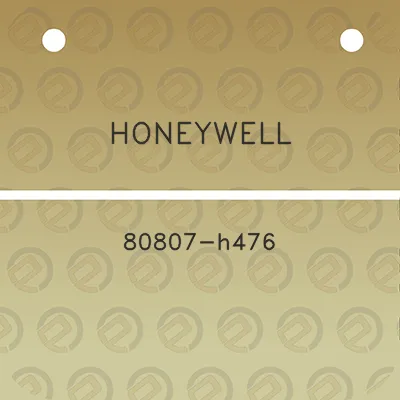 honeywell-80807-h476