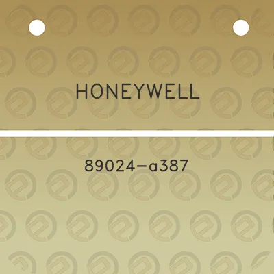 honeywell-89024-a387