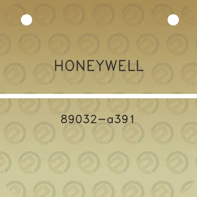 honeywell-89032-a391