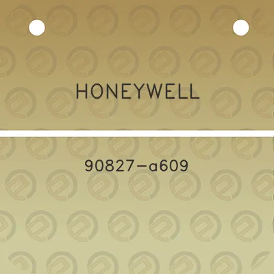 honeywell-90827-a609